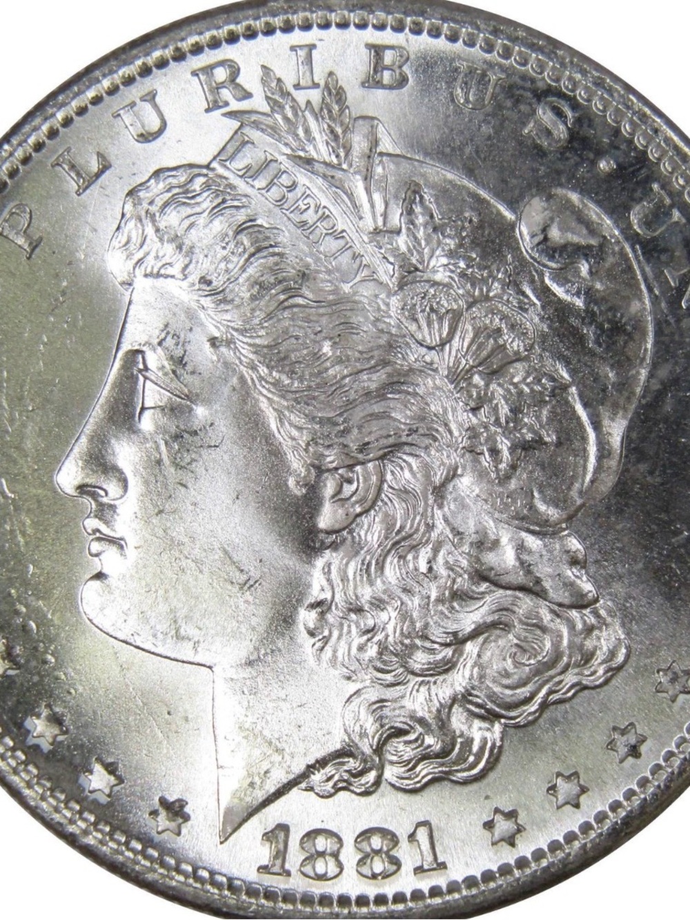 1881 S Morgan Dollar BU Uncirculated Mint State 90% Silver $1 US Coin